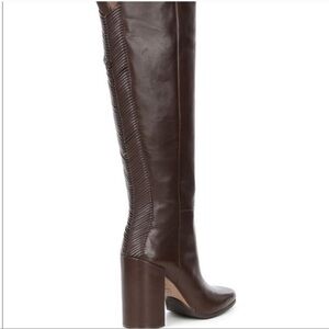 AD and Daughters Elleanora Leather boots Tall Woodchip Brown $350 size 6.5